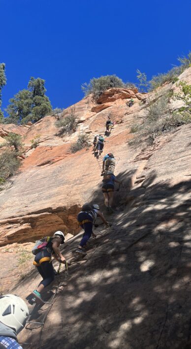 Via Ferrata in Kolob Canyon